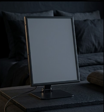 Light Therapy Lamp 10000 Lux UV-Free | Happy Sun Lamp with Timing Mode, 6 Brightness Levels & 3 Color Temperatures for Bedroom, Office, Reading (Adjustable Stand)